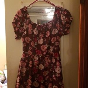 Floral High - Low Dress